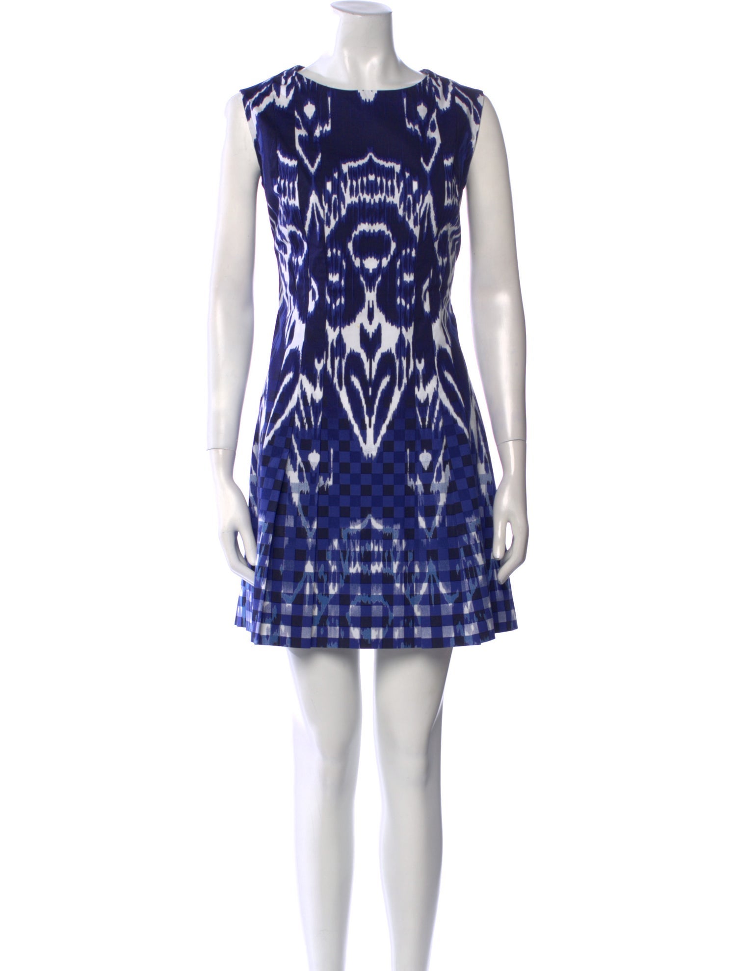 Oscar de la Renta Printed Mini Dress