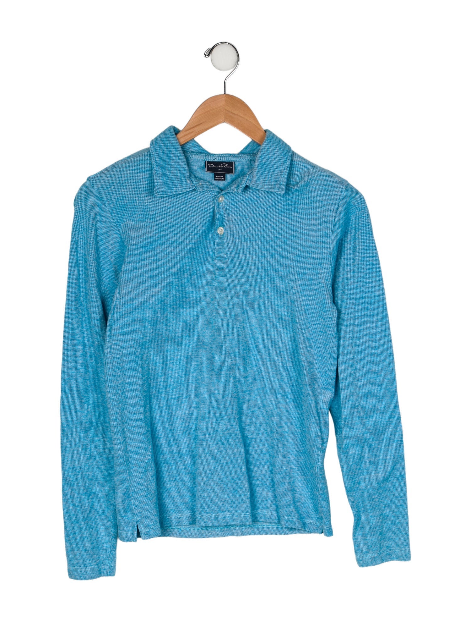 Oscar de la Renta Kids Boys' Printed Short Sleeve Polo Shirt