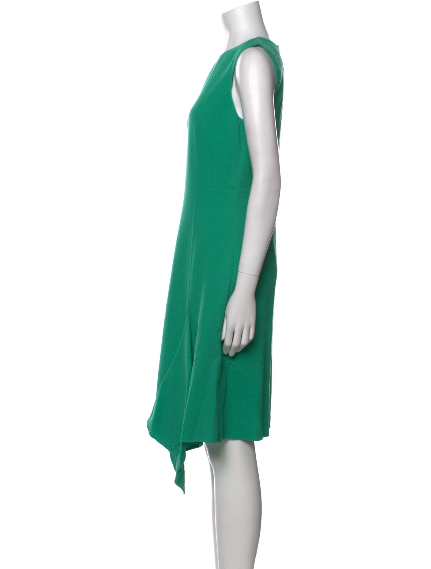 Oscar de la Renta Wool Knee-Length Dress