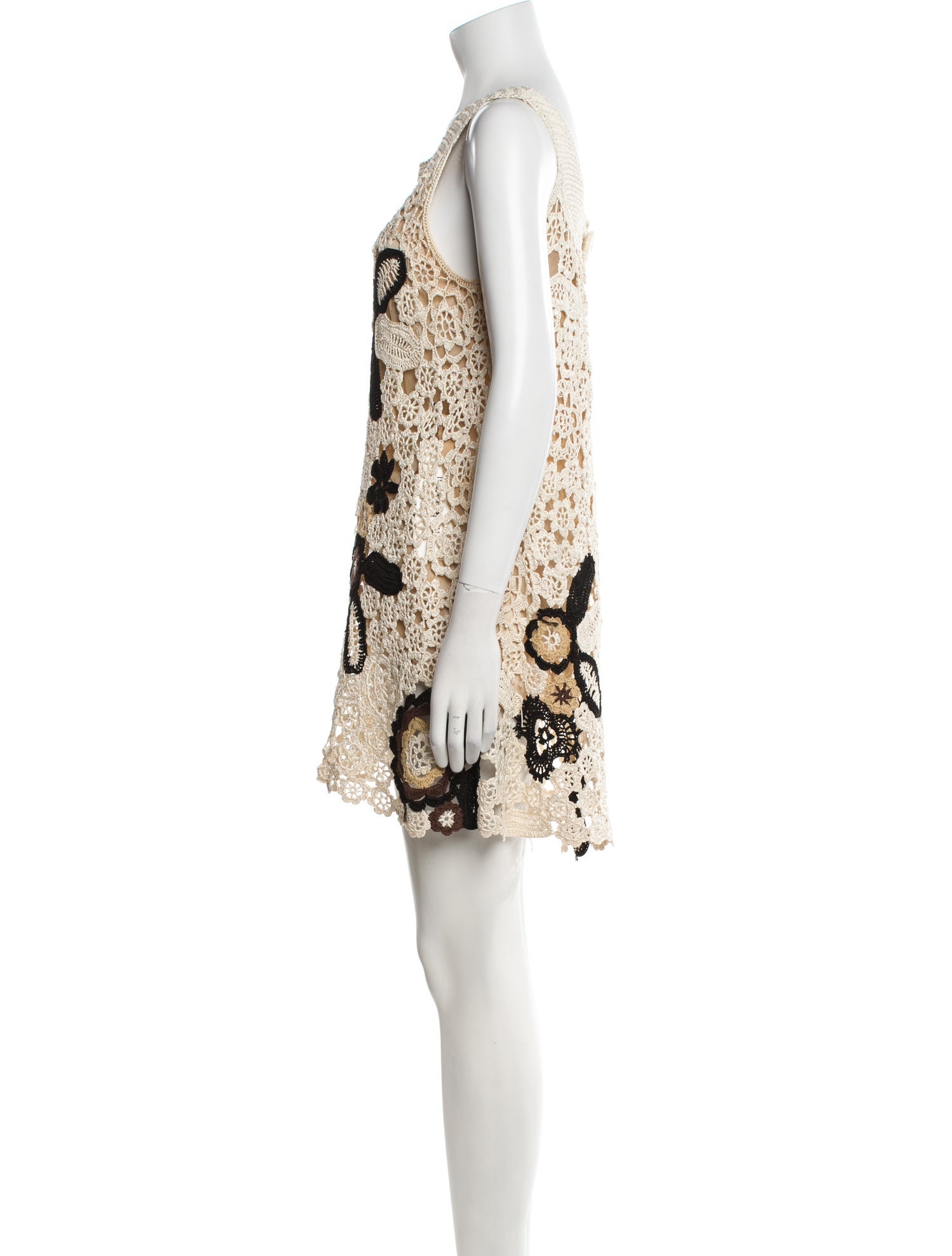 Oscar de la Renta Printed Mini Dress