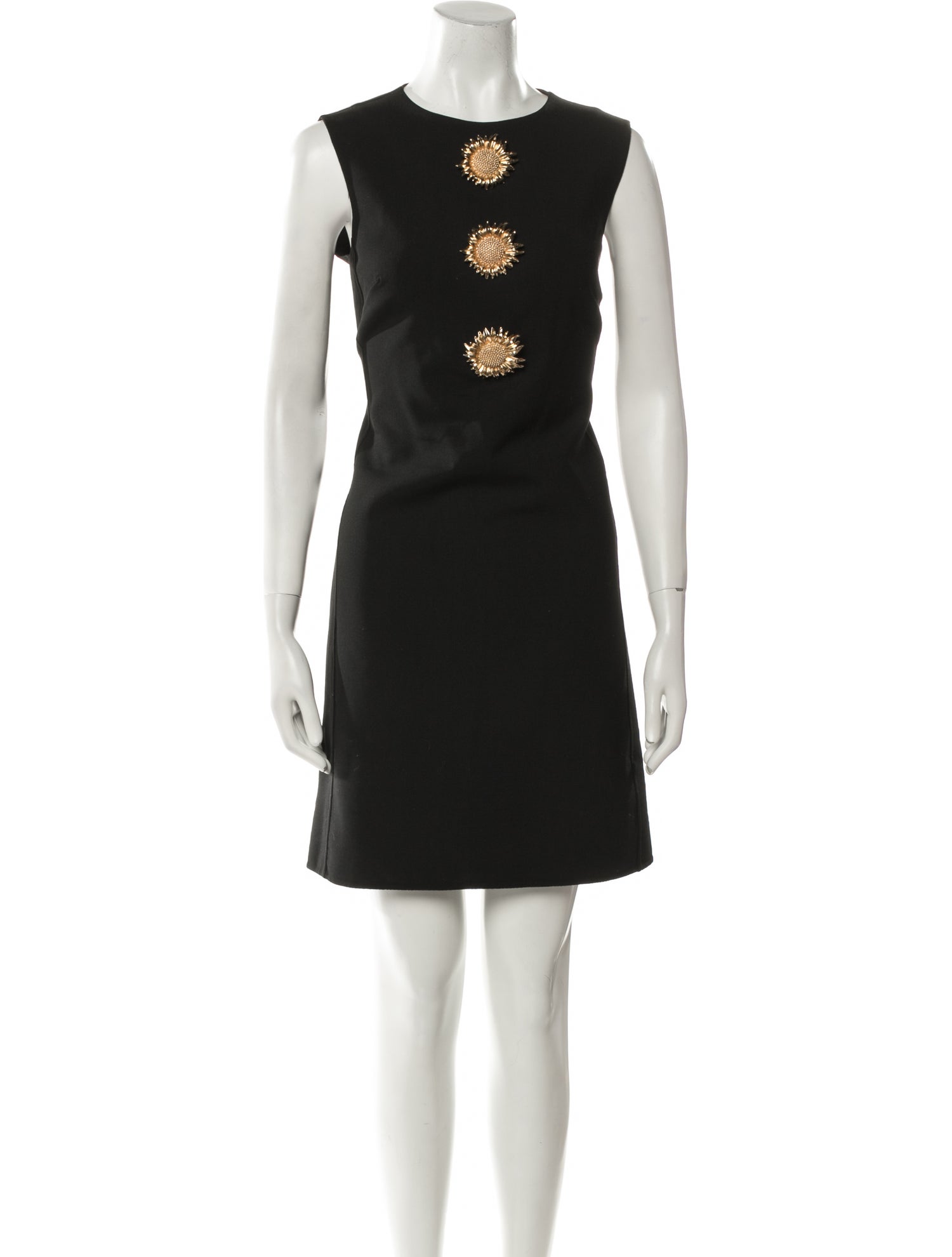 Oscar de la Renta Virgin Wool Mini Dress