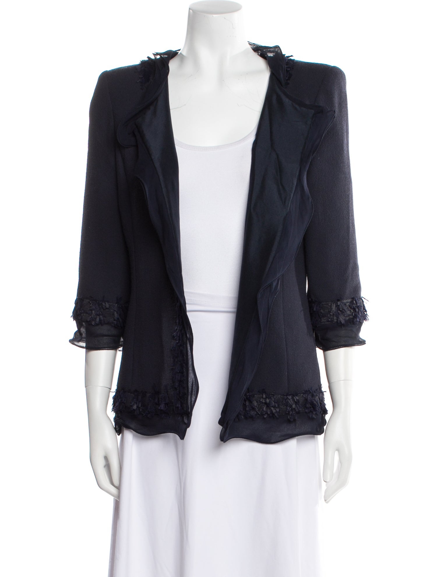 Oscar de la Renta Wool Evening Jacket