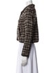 Oscar de la Renta Virgin Wool Tweed Pattern Evening Jacket