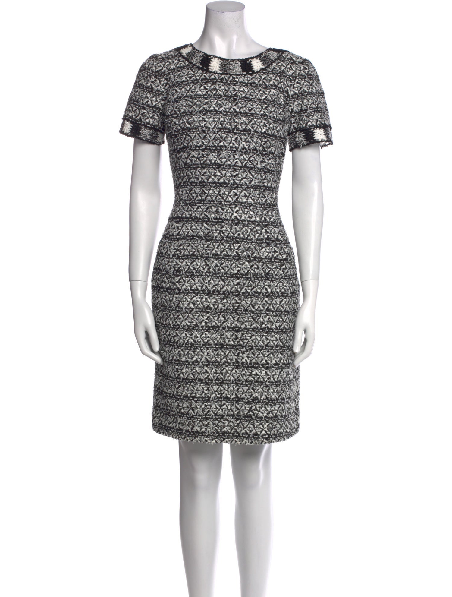 Oscar de la Renta Printed Mini Dress