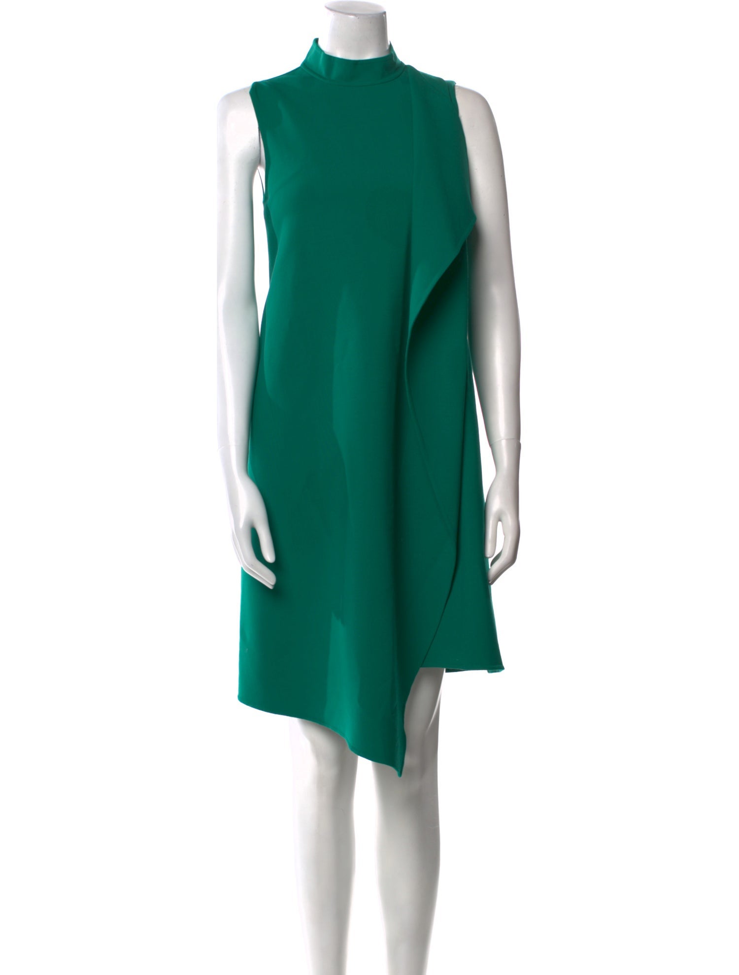 Oscar de la Renta Virgin Wool Knee-Length Dress