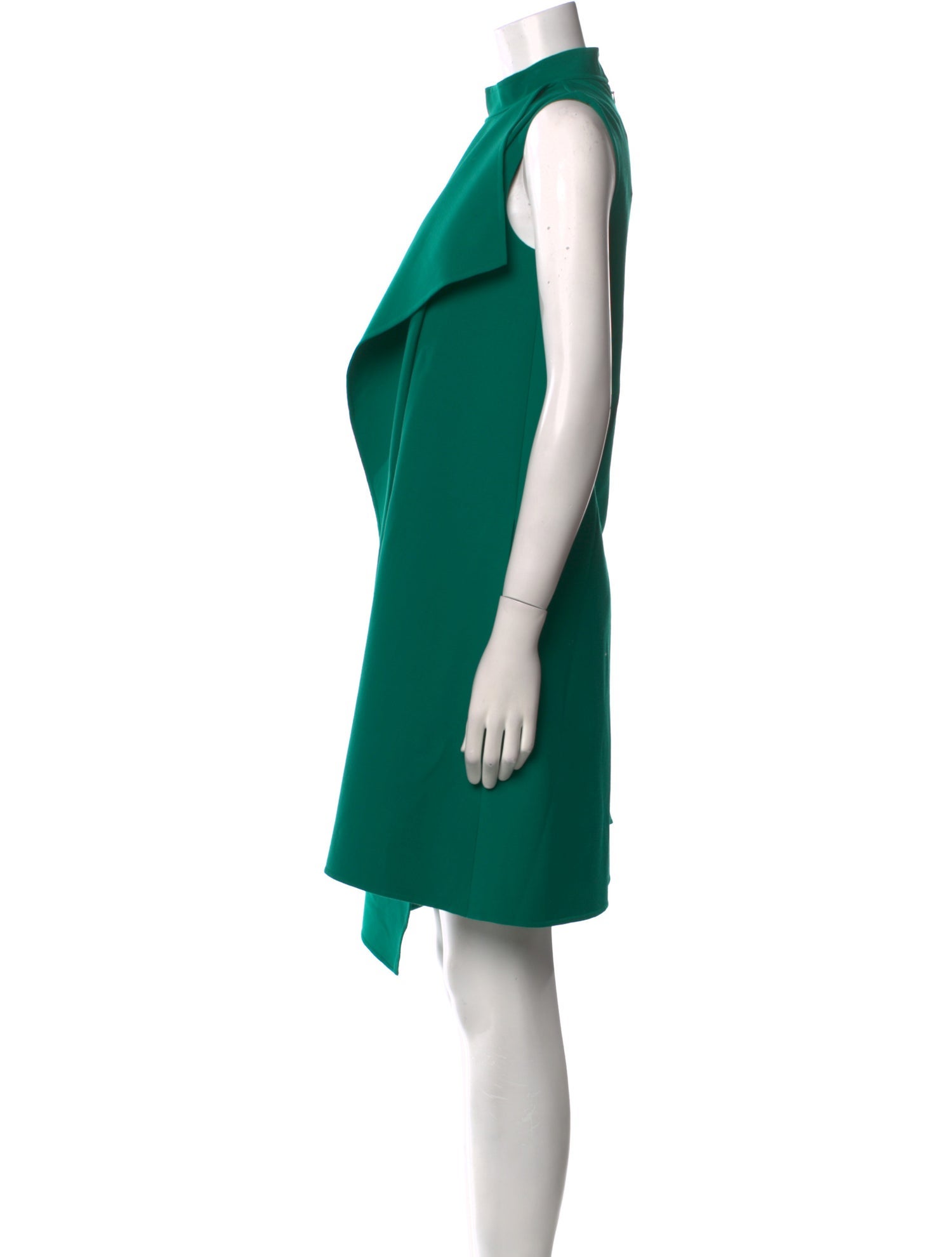 Oscar de la Renta Virgin Wool Knee-Length Dress