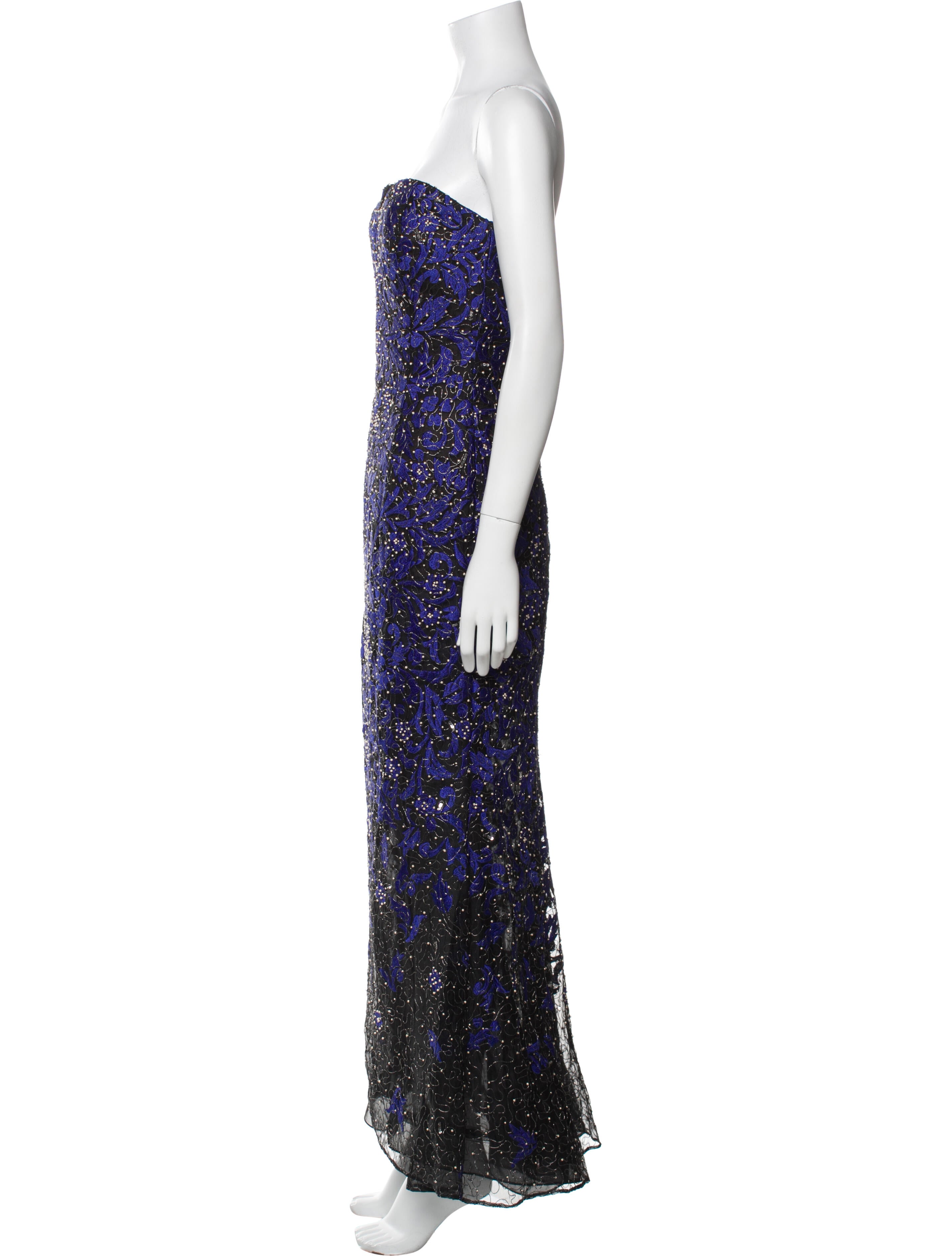 Oscar de la Renta Silk Long Dress