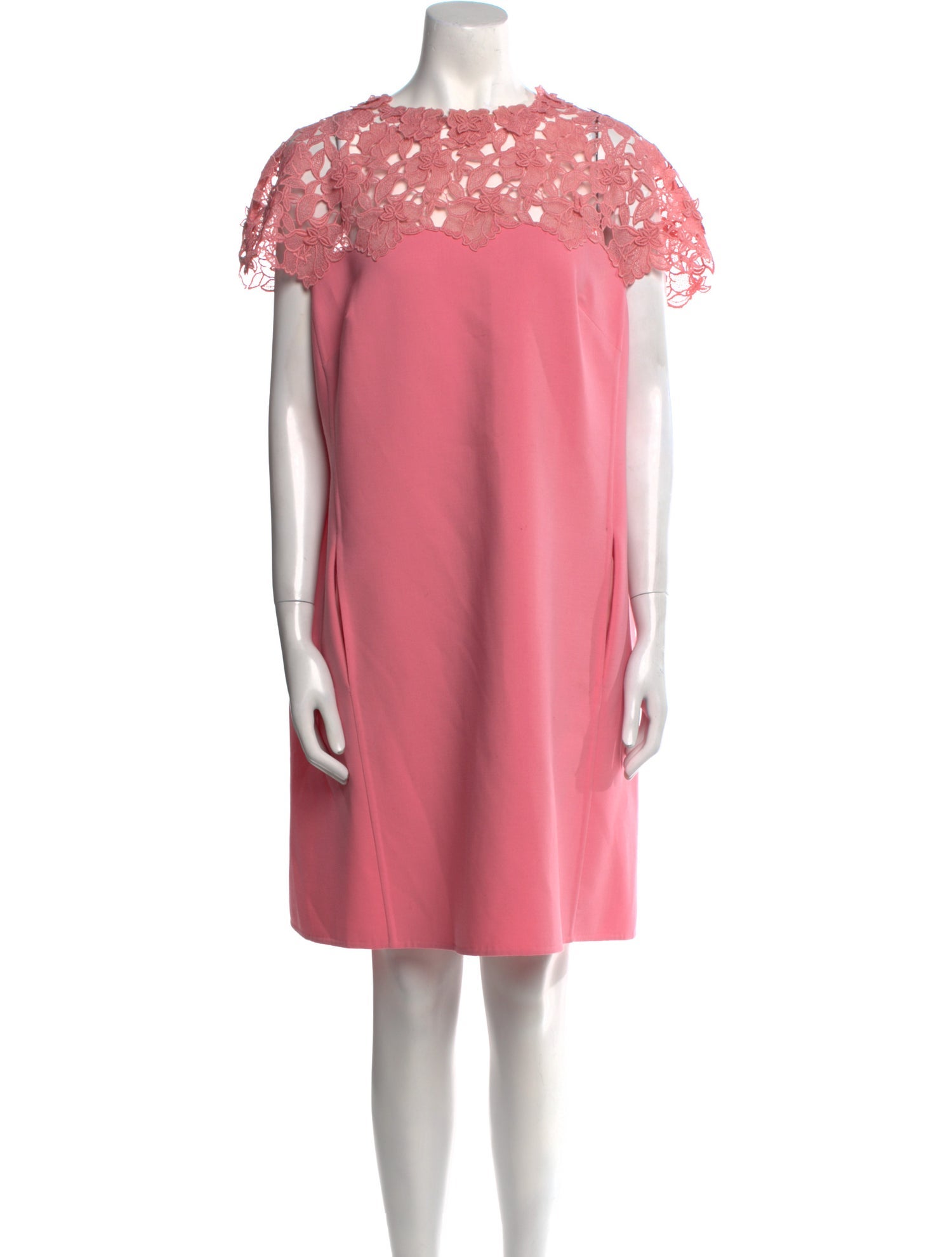 Oscar de la Renta Virgin Wool Mini Dress