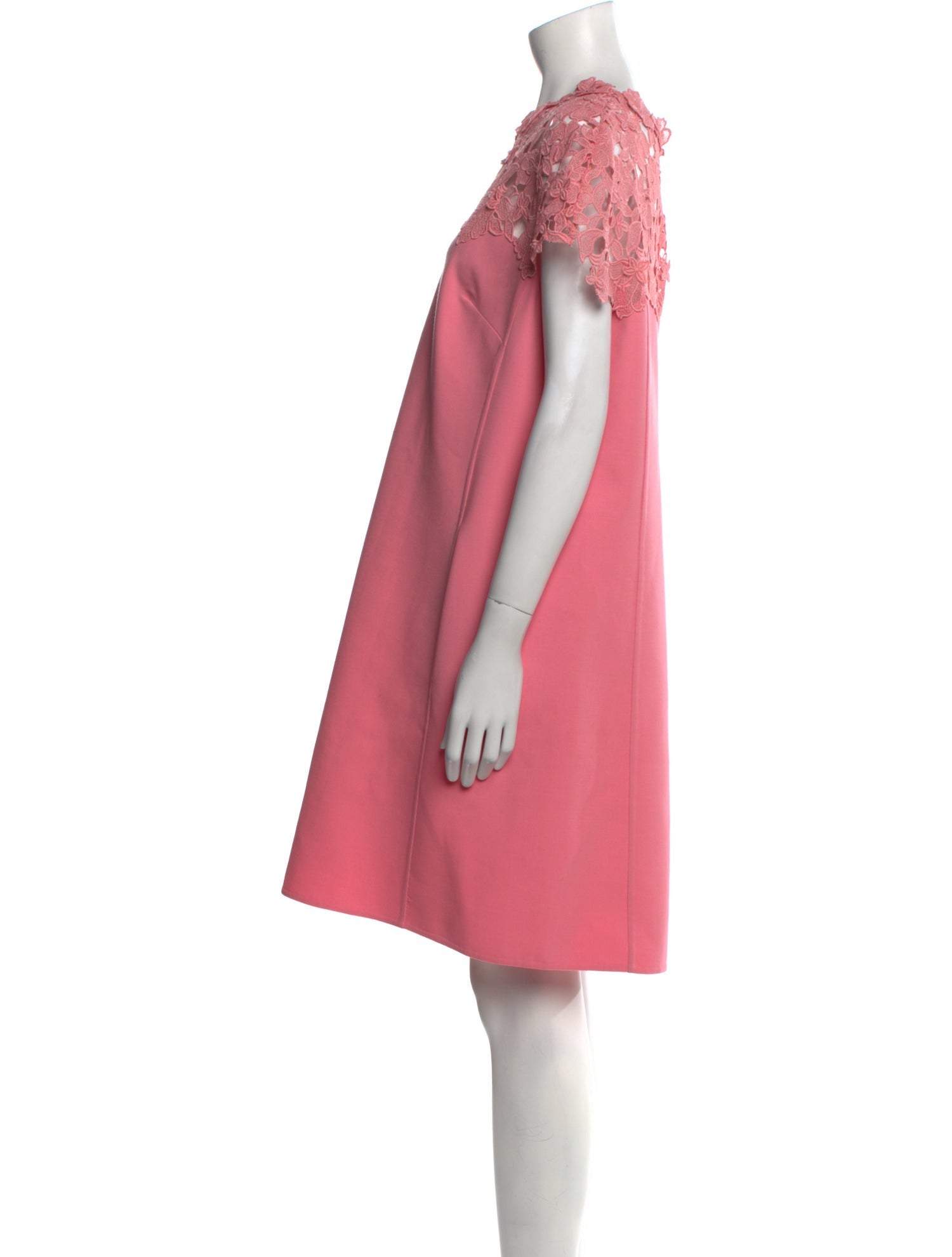 Oscar de la Renta Virgin Wool Mini Dress