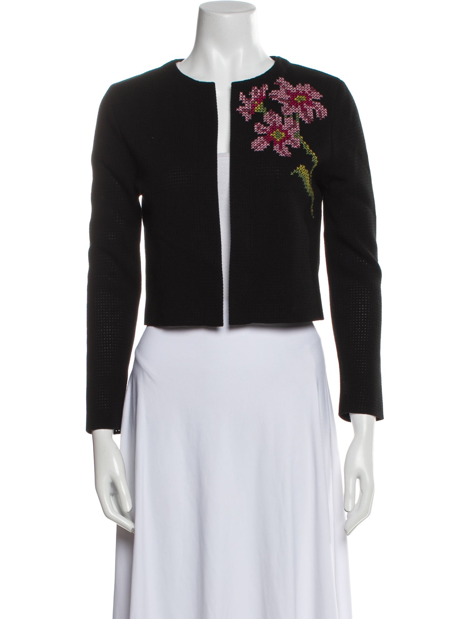 Oscar de la Renta 2022 Floral Print Evening Jacket