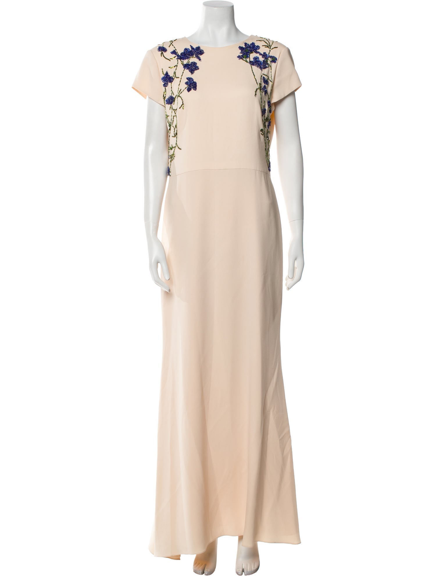 Oscar de la Renta Silk Long Dress