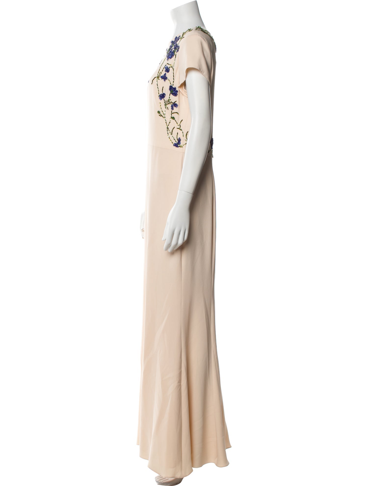 Oscar de la Renta Silk Long Dress