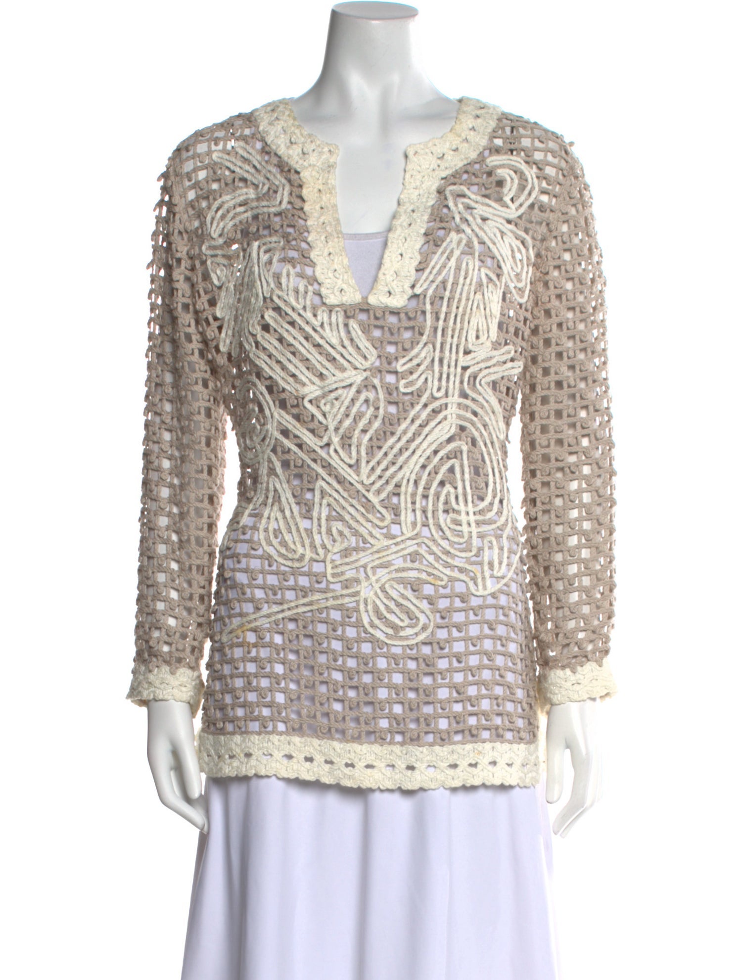 Oscar de la Renta V-Neck Sweater