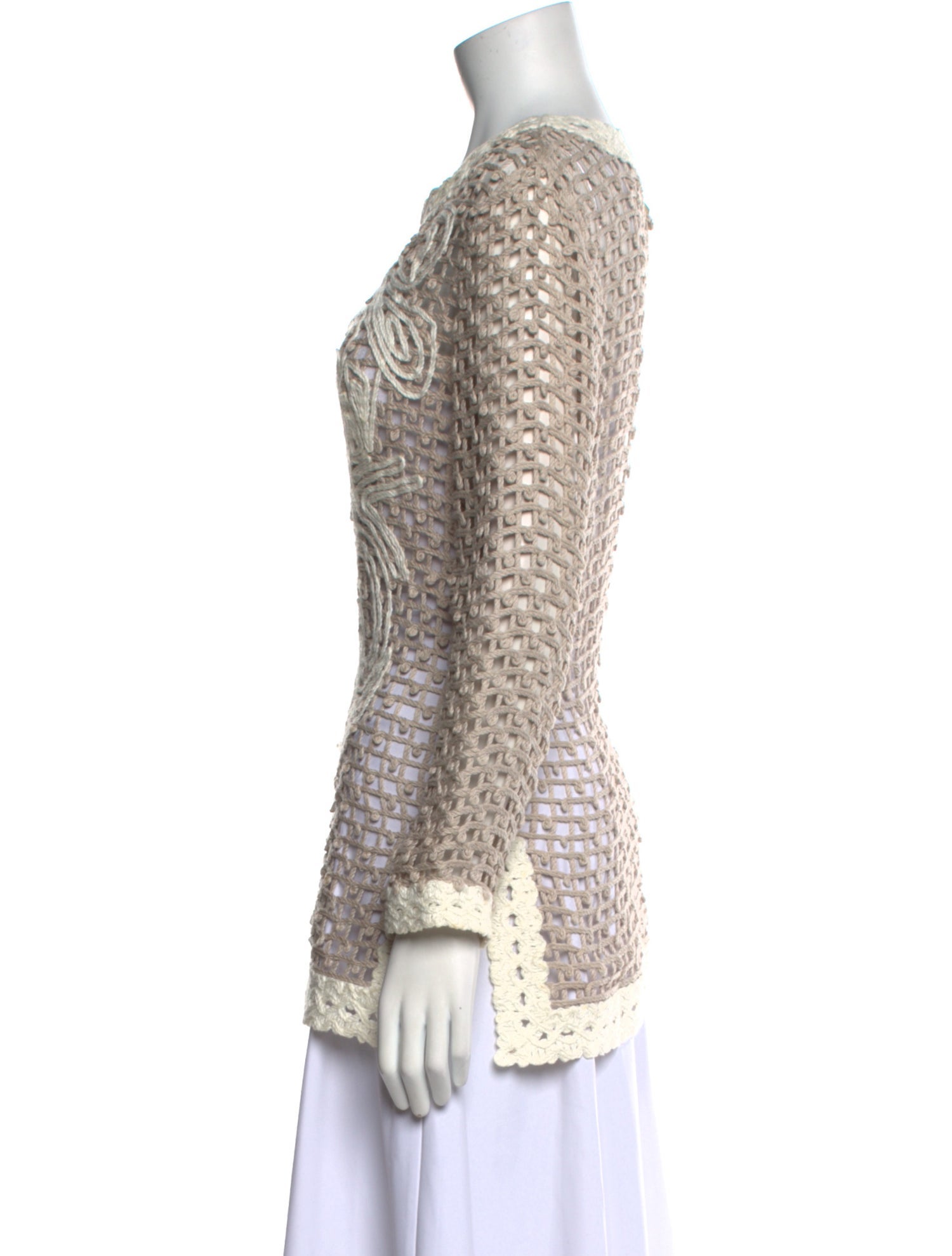 Oscar de la Renta V-Neck Sweater