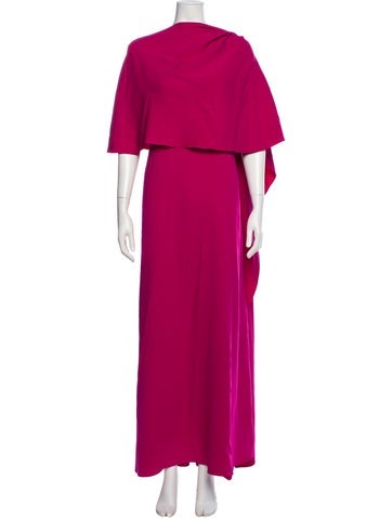 Oscar de la Renta Dresses Wool Long Dress L
