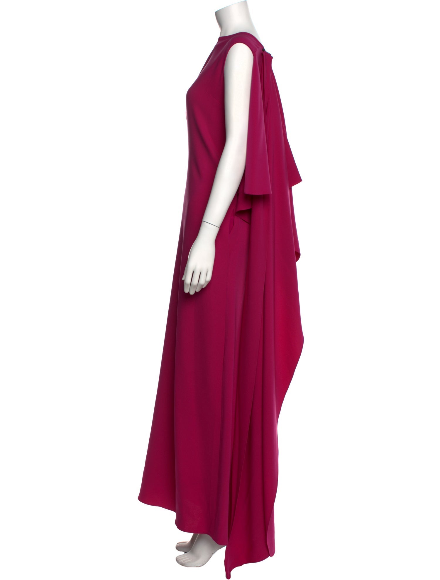 Oscar de la Renta Wool Long Dress