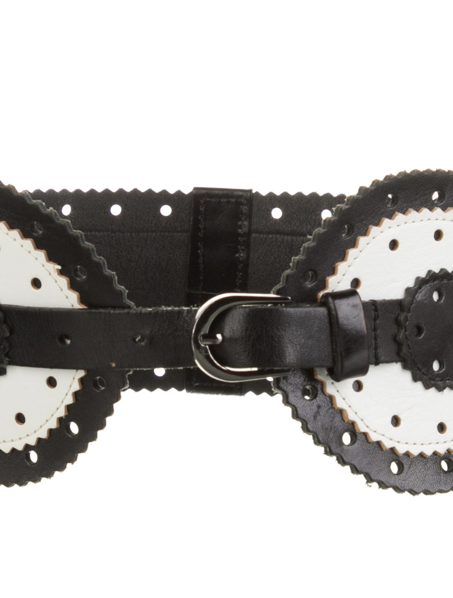 Oscar de la Renta Wide Leather Waist Belt