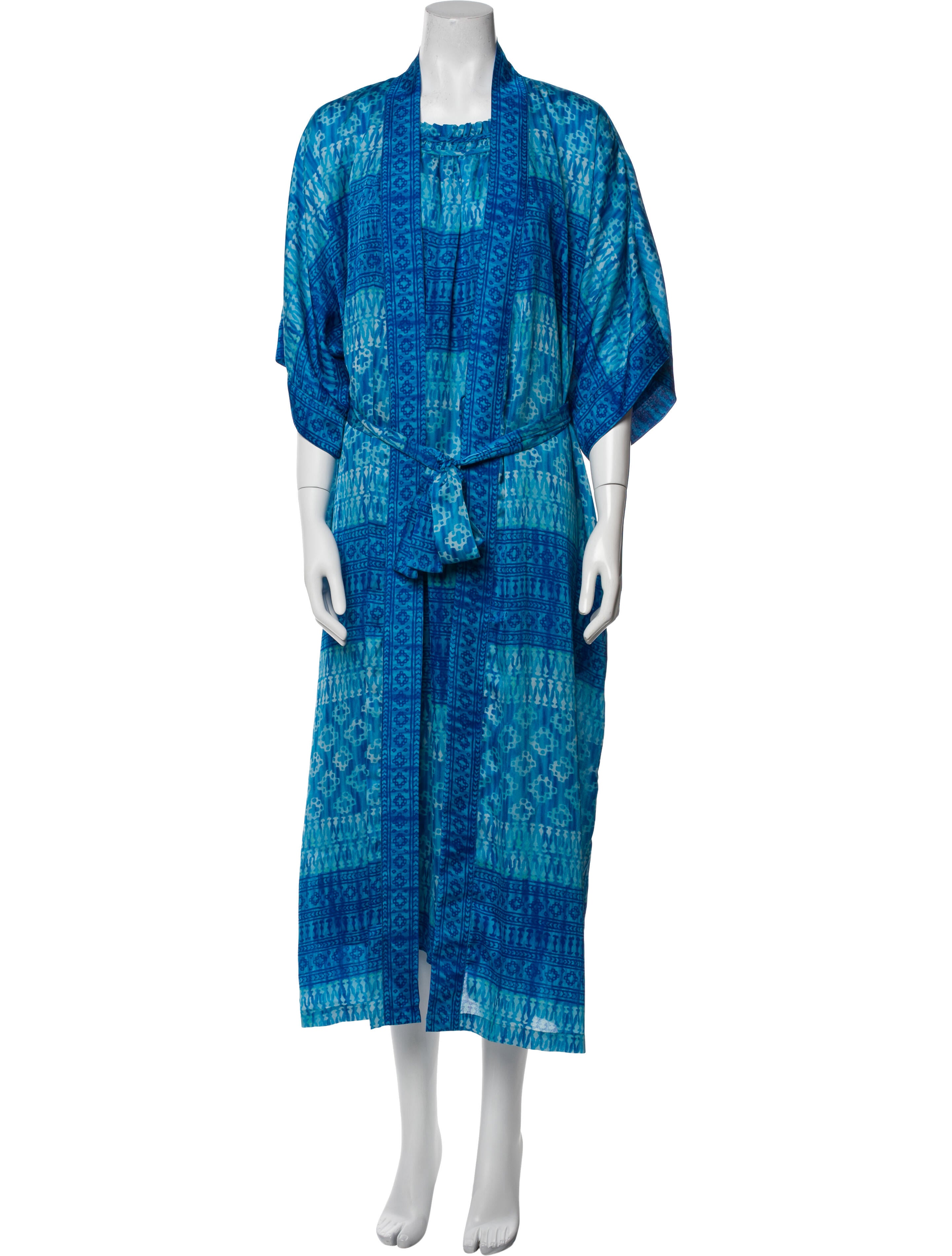 Oscar de la Renta Printed Dress Set