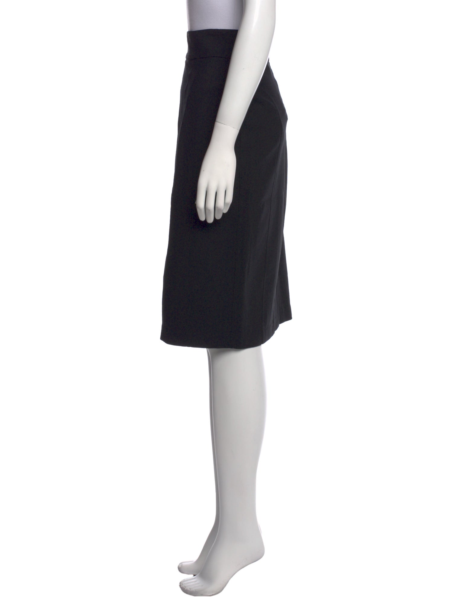 Oscar de la Renta Virgin Wool Knee-Length Skirt