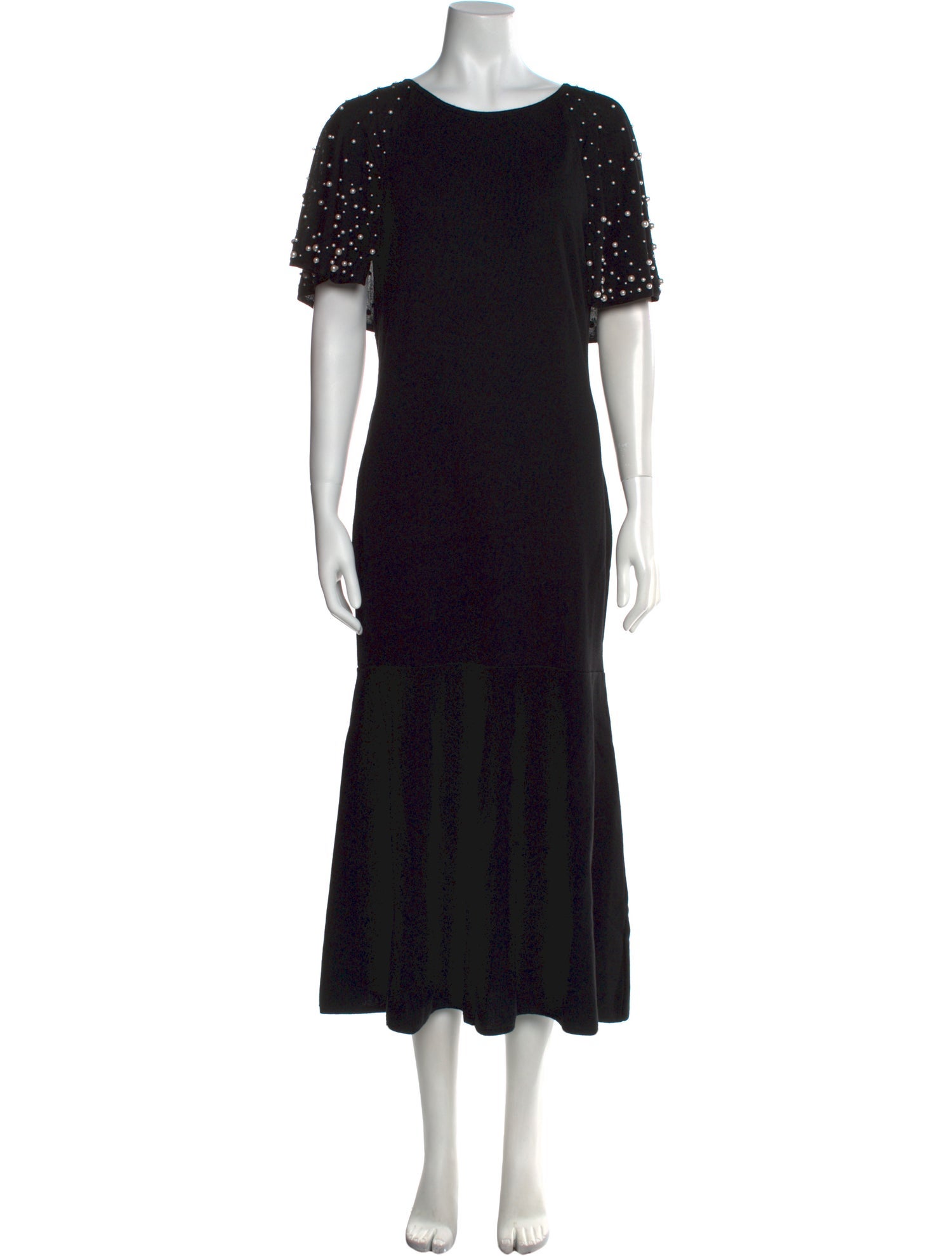 Oscar de la Renta Virgin Wool Long Dress