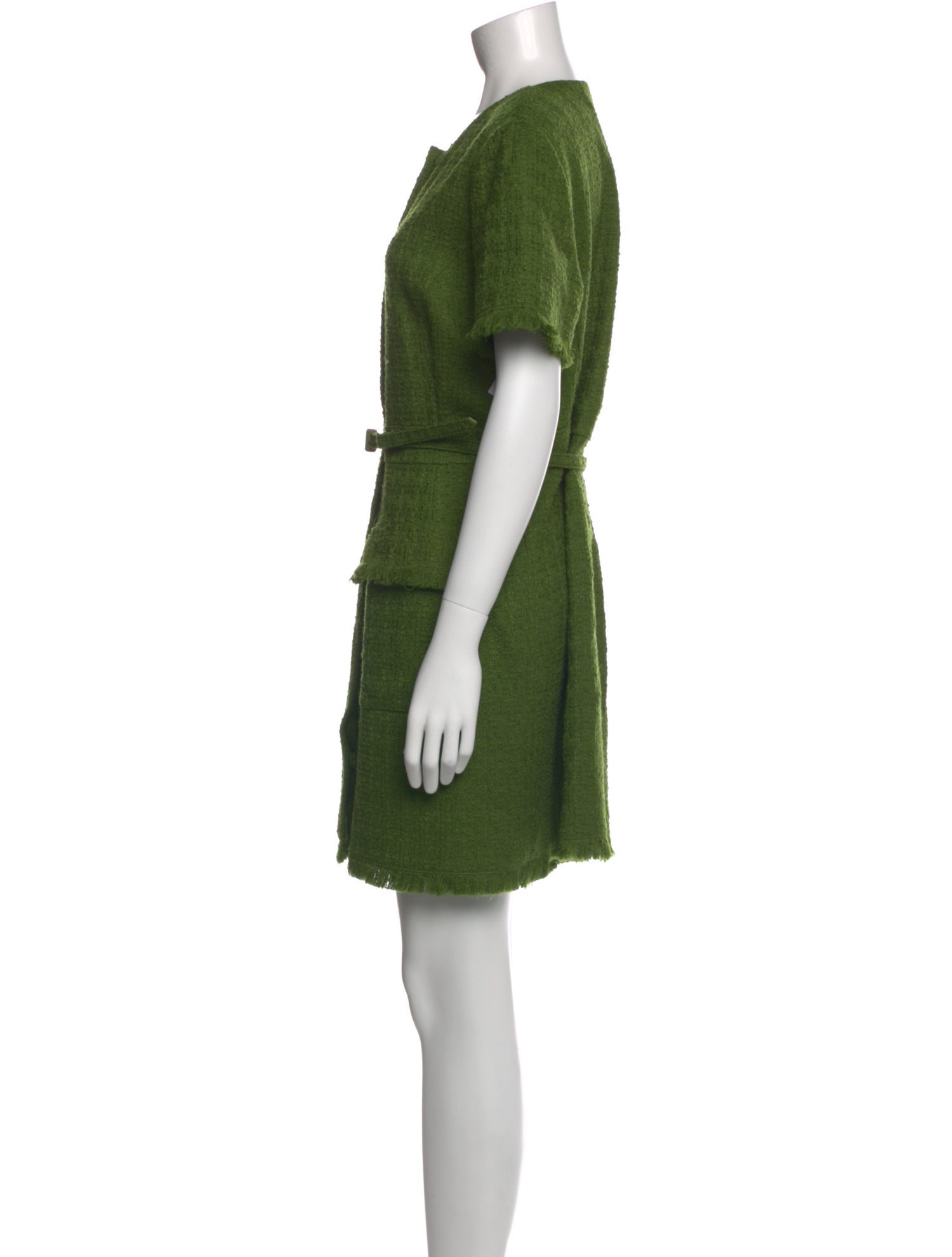 Oscar de la Renta Wool Mini Dress w/ Tags