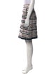 Oscar de la Renta Tweed Pattern Knee-Length Skirt