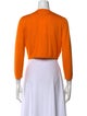 Oscar de la Renta Cashmere Open Front Sweater