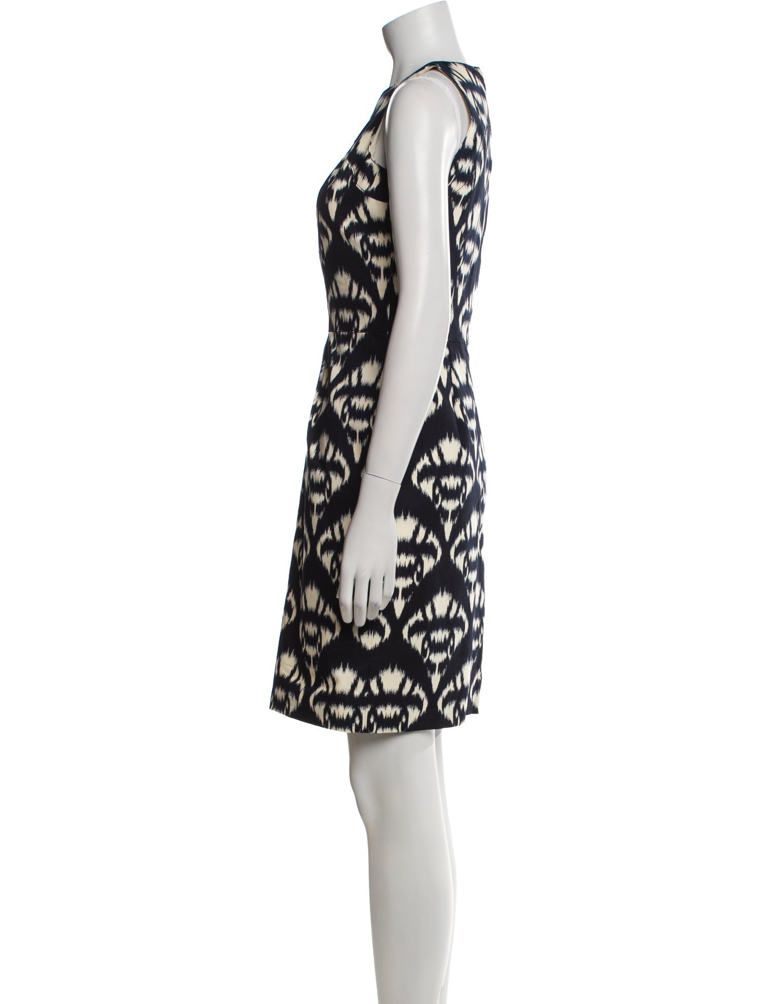 Oscar de la Renta Printed Mini Dress