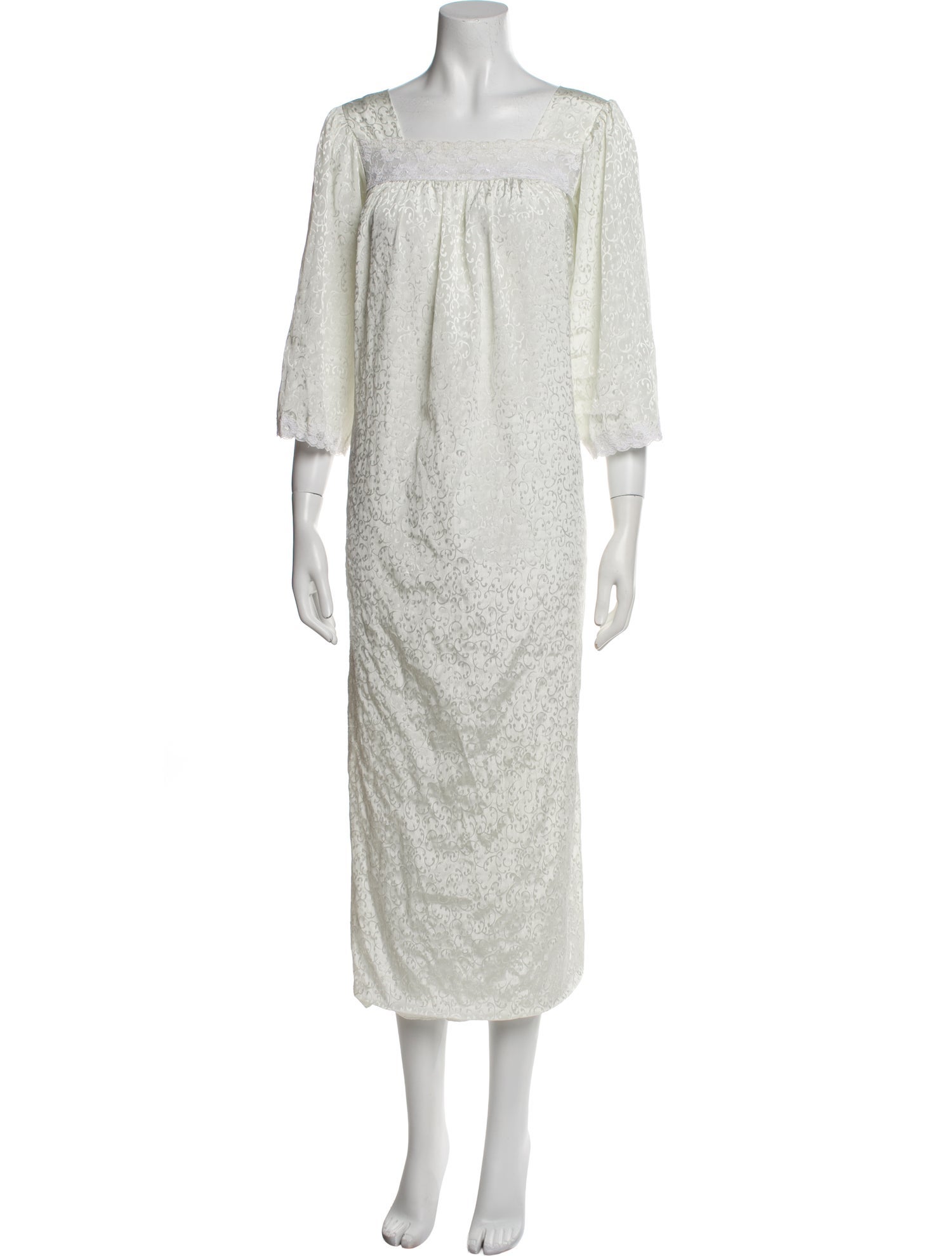 Oscar de la Renta Printed Nightgown