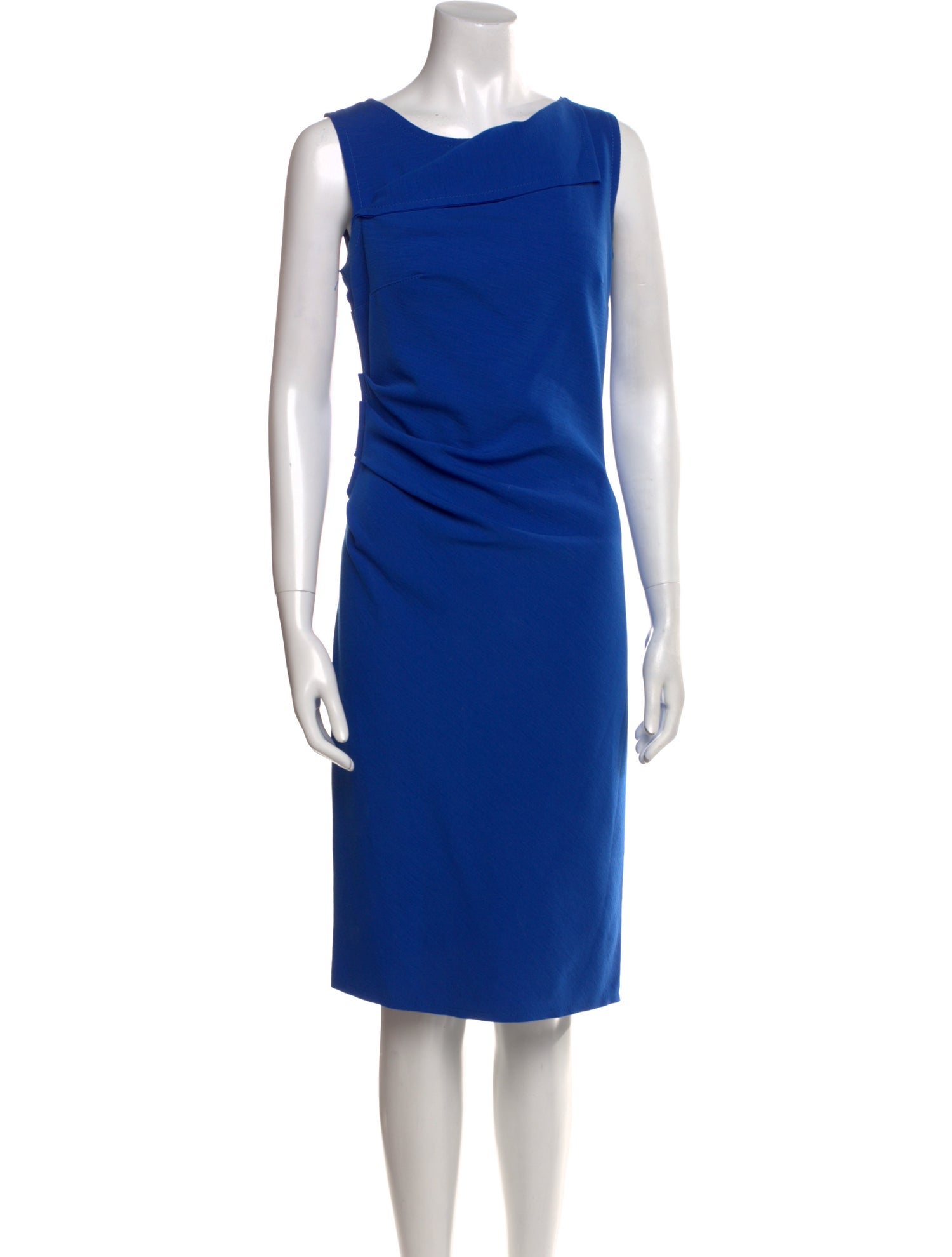 Oscar de la Renta Wool Knee-Length Dress