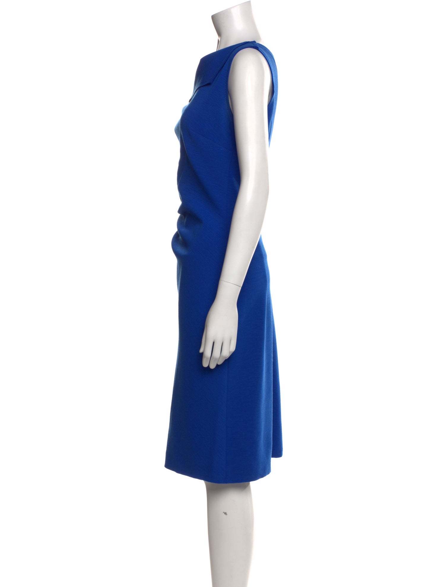 Oscar de la Renta Wool Knee-Length Dress