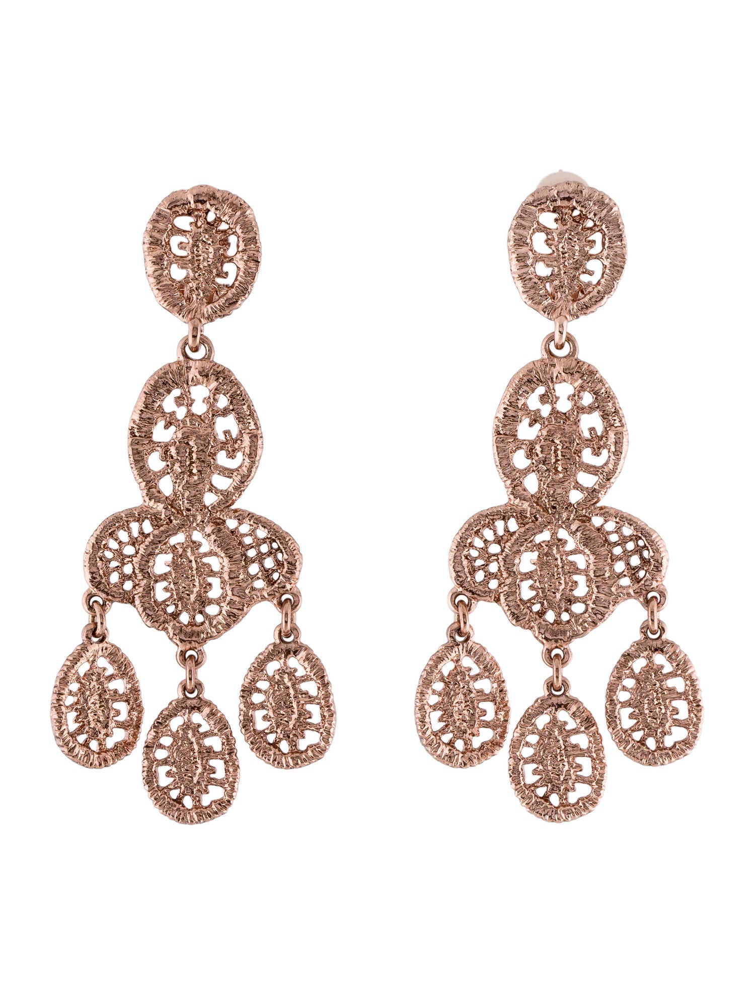 Oscar de la Renta Bandra Chandelier Clip On Earrings