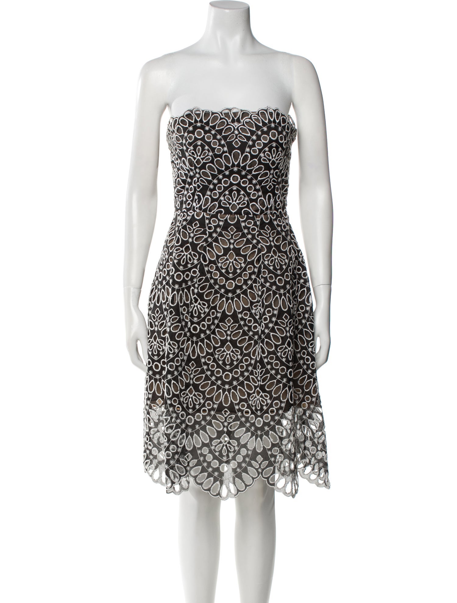 Oscar de la Renta Printed Mini Dress