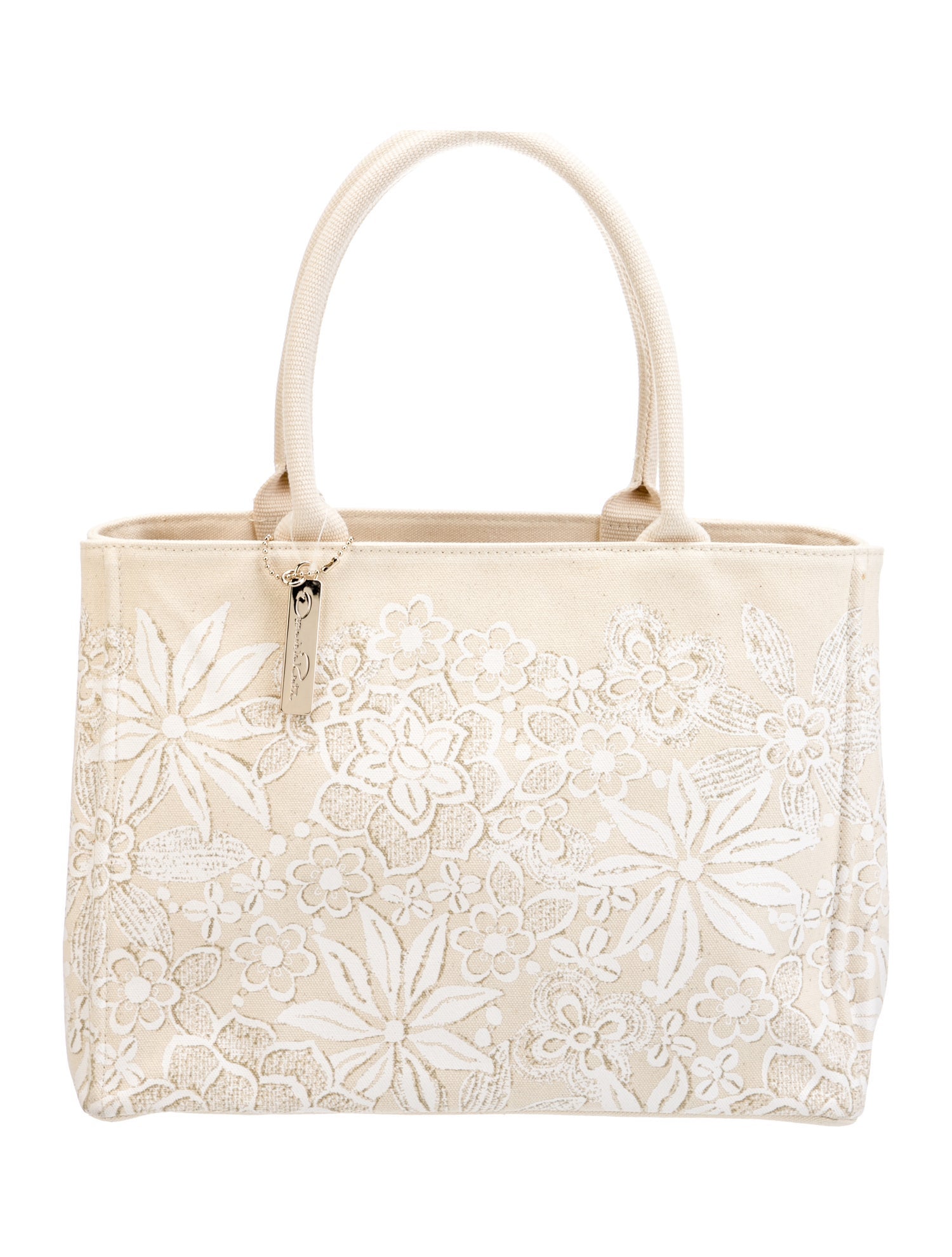 Oscar de la Renta Canvas Tote