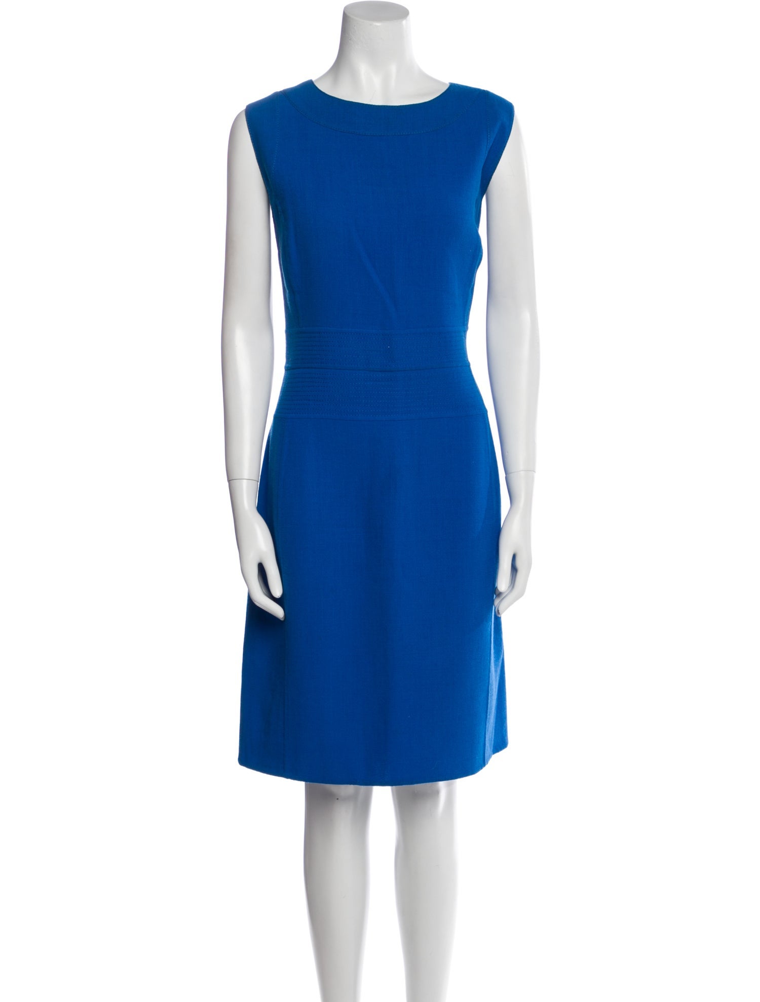 Oscar de la Renta Wool Knee-Length Dress