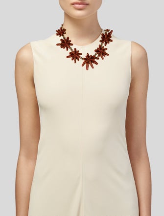 Oscar de la Renta Enamel Starburst Collar Necklace