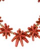 Oscar de la Renta Enamel Starburst Collar Necklace