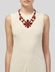 Oscar de la Renta Crystal & Resin Collar Necklace