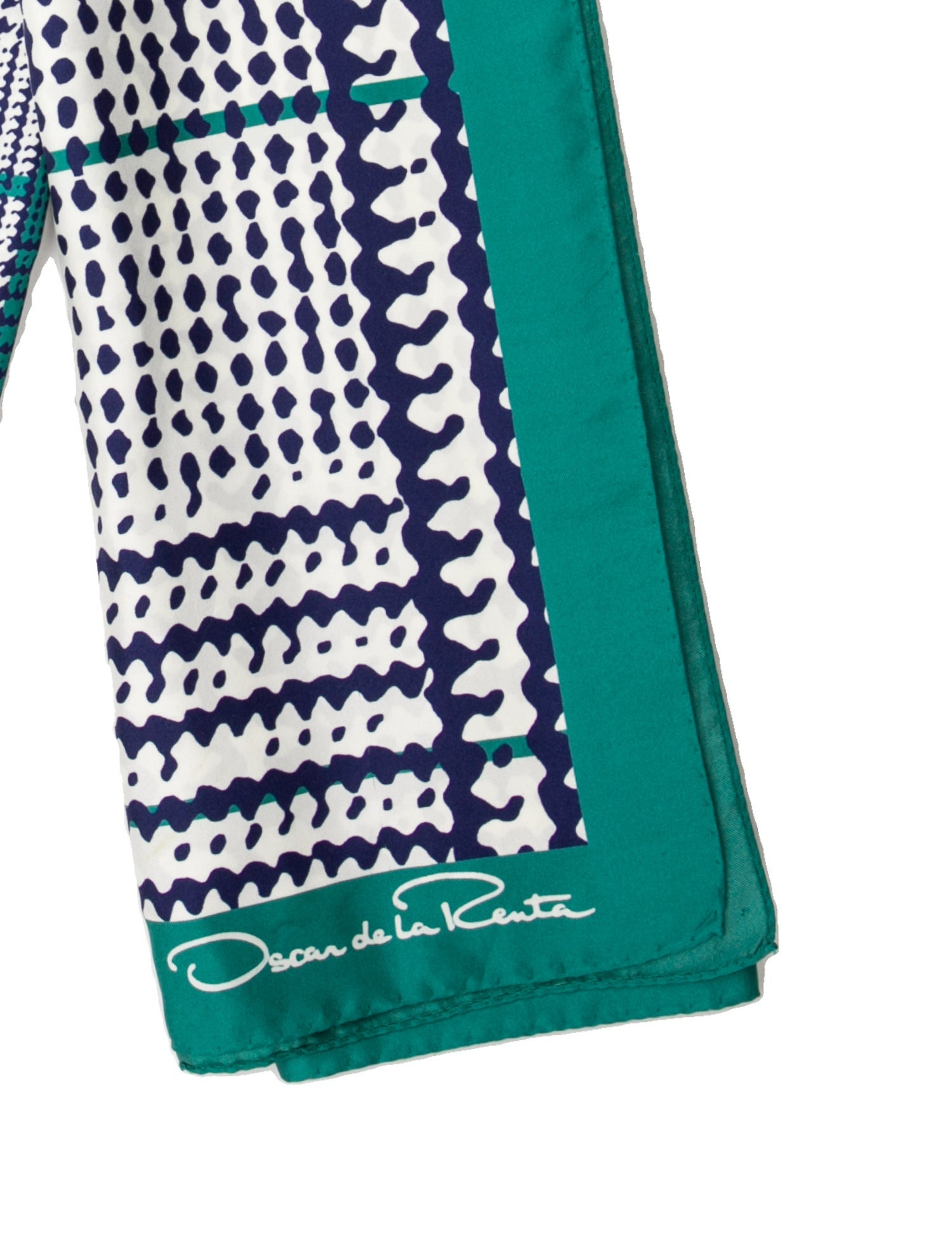 Oscar de la Renta Silk Printed Scarf