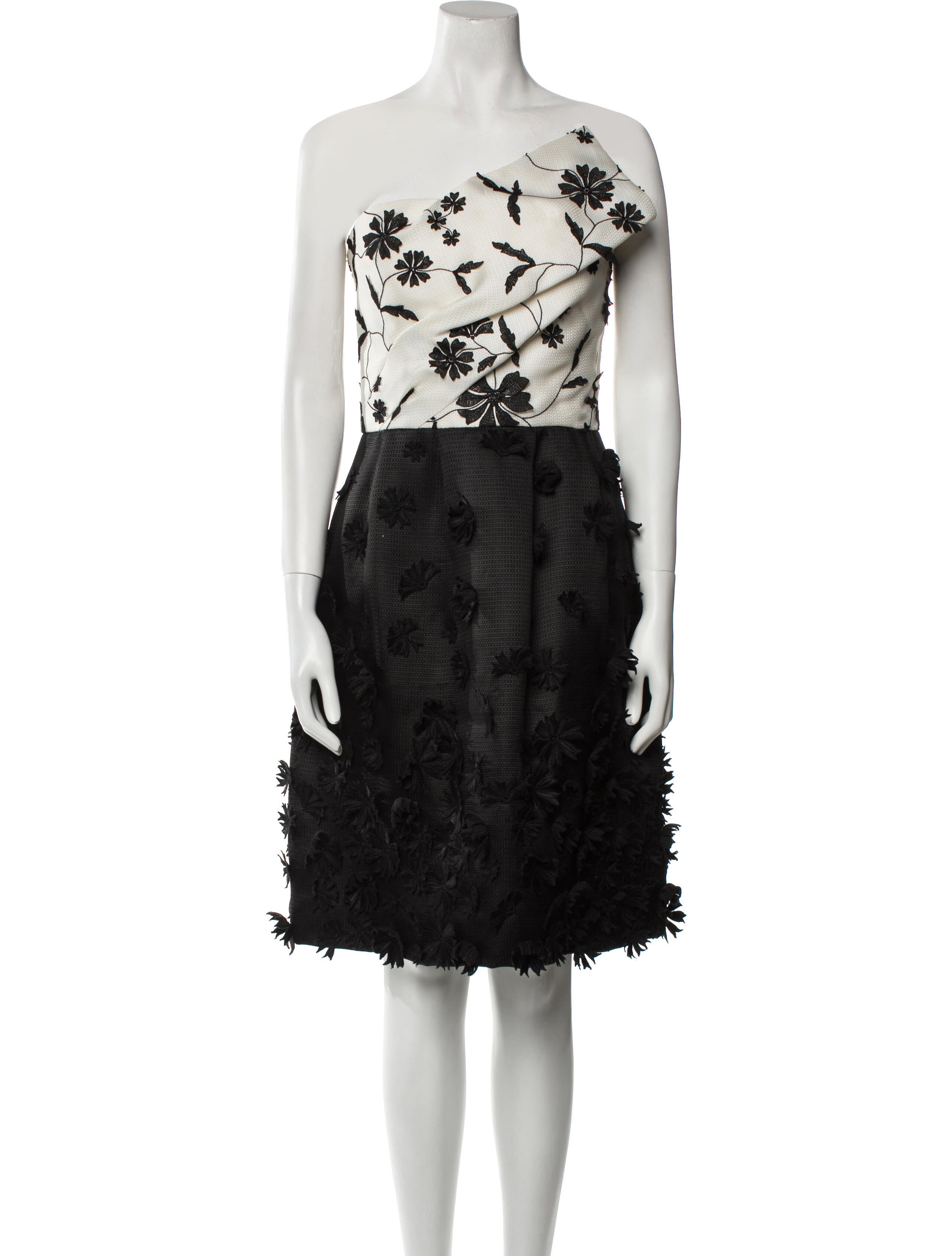 Oscar de la Renta Silk Mini Dress