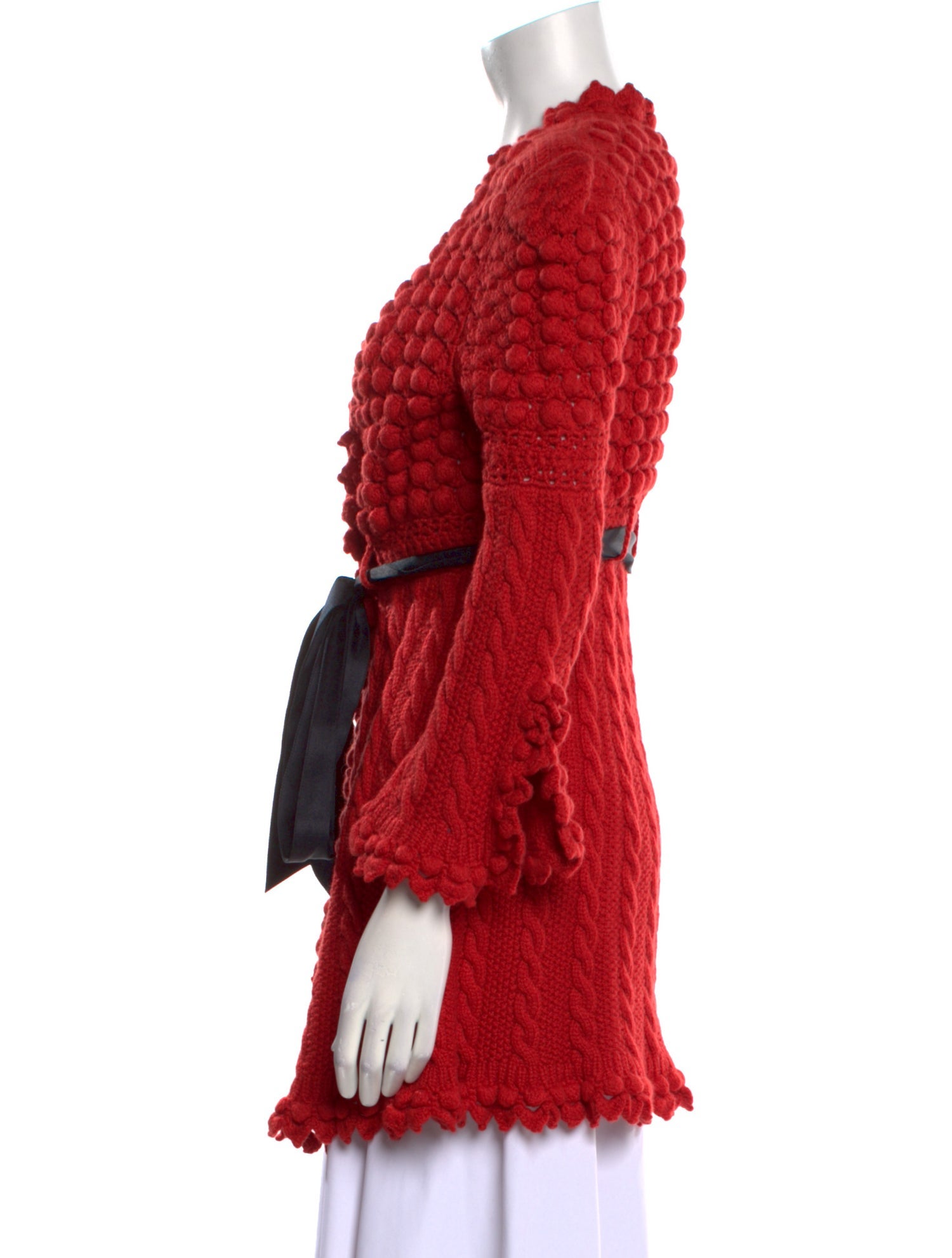 Oscar de la Renta Cashmere V-Neck Sweater