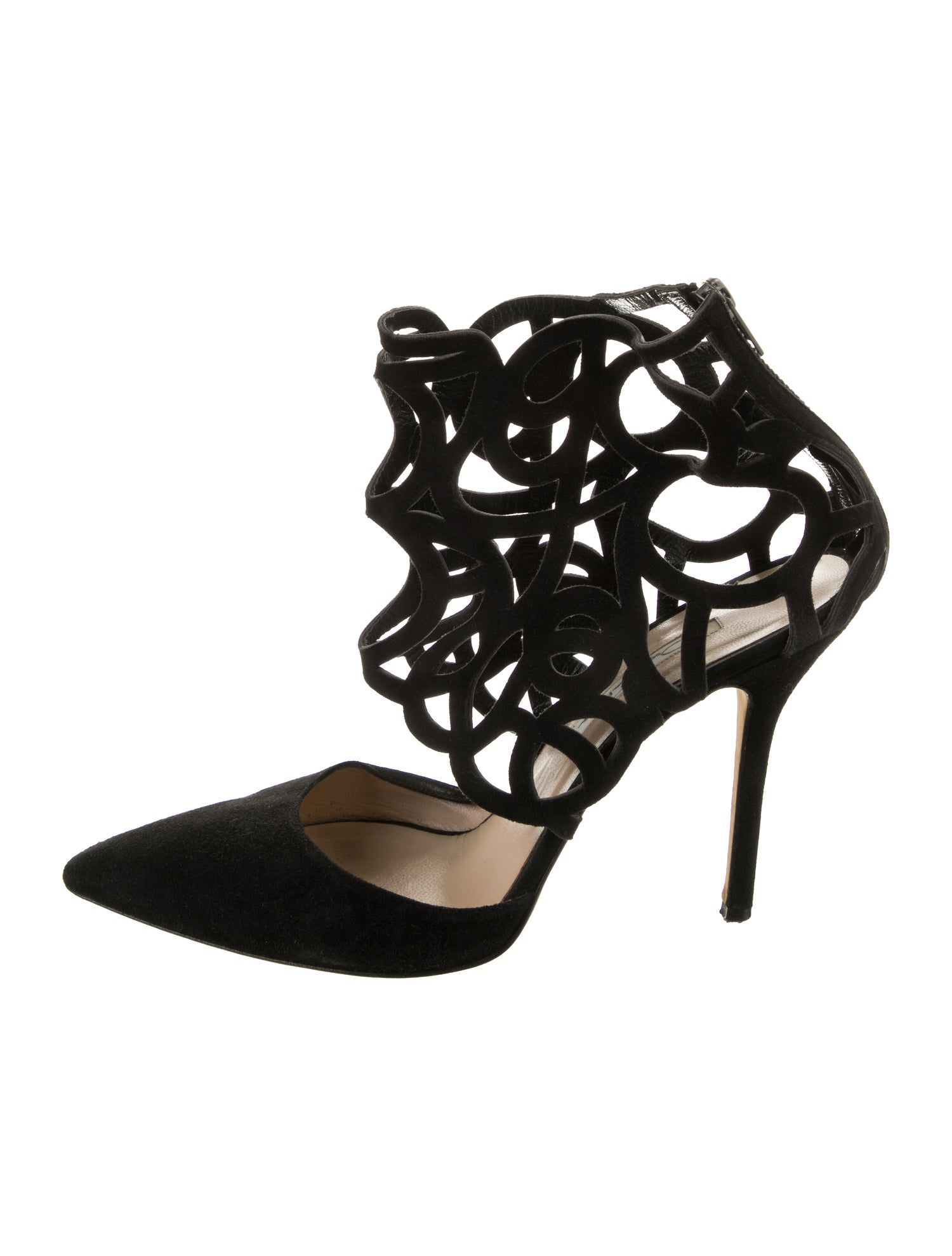 Oscar de la Renta Suede Pumps