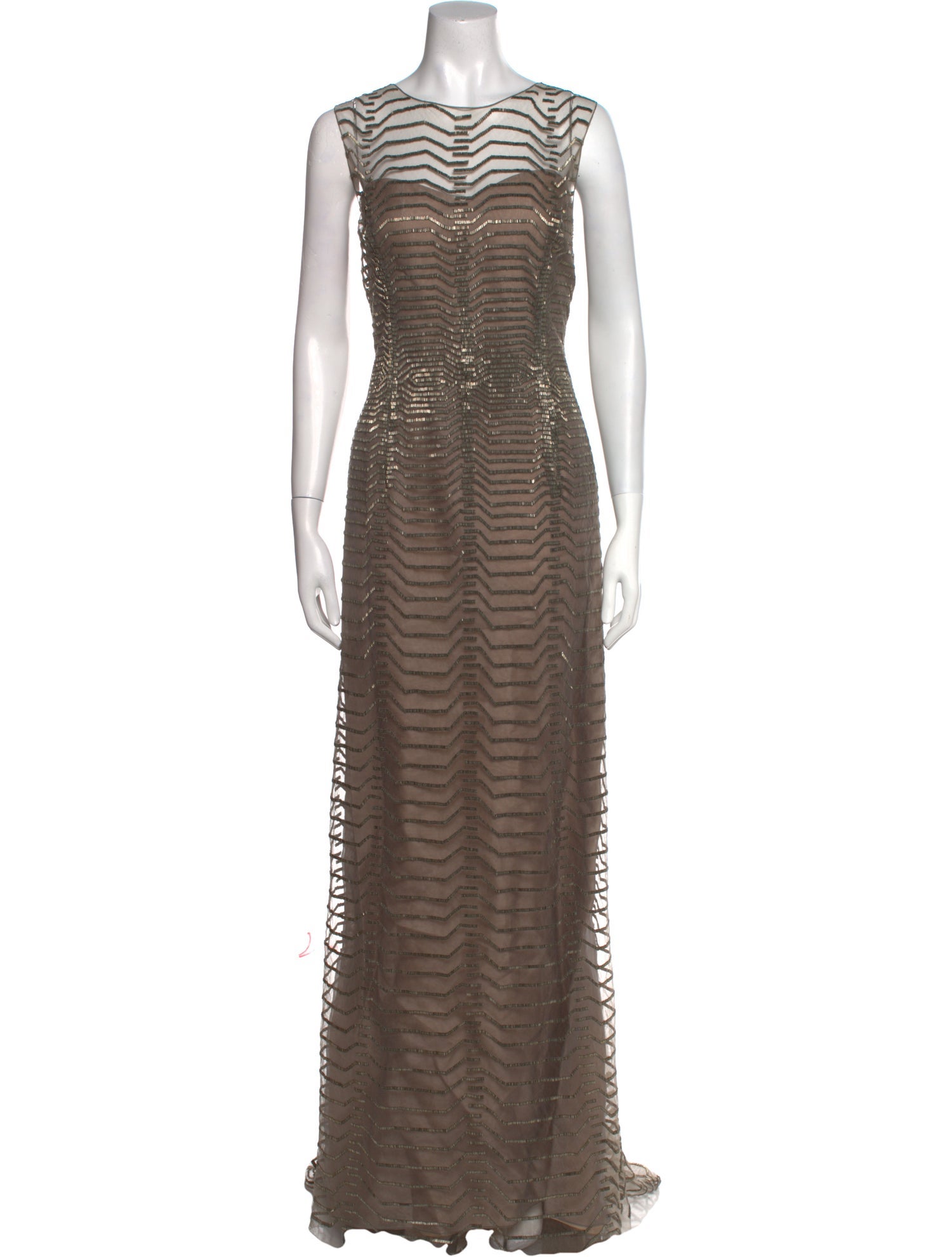 Oscar de la Renta Silk Long Dress