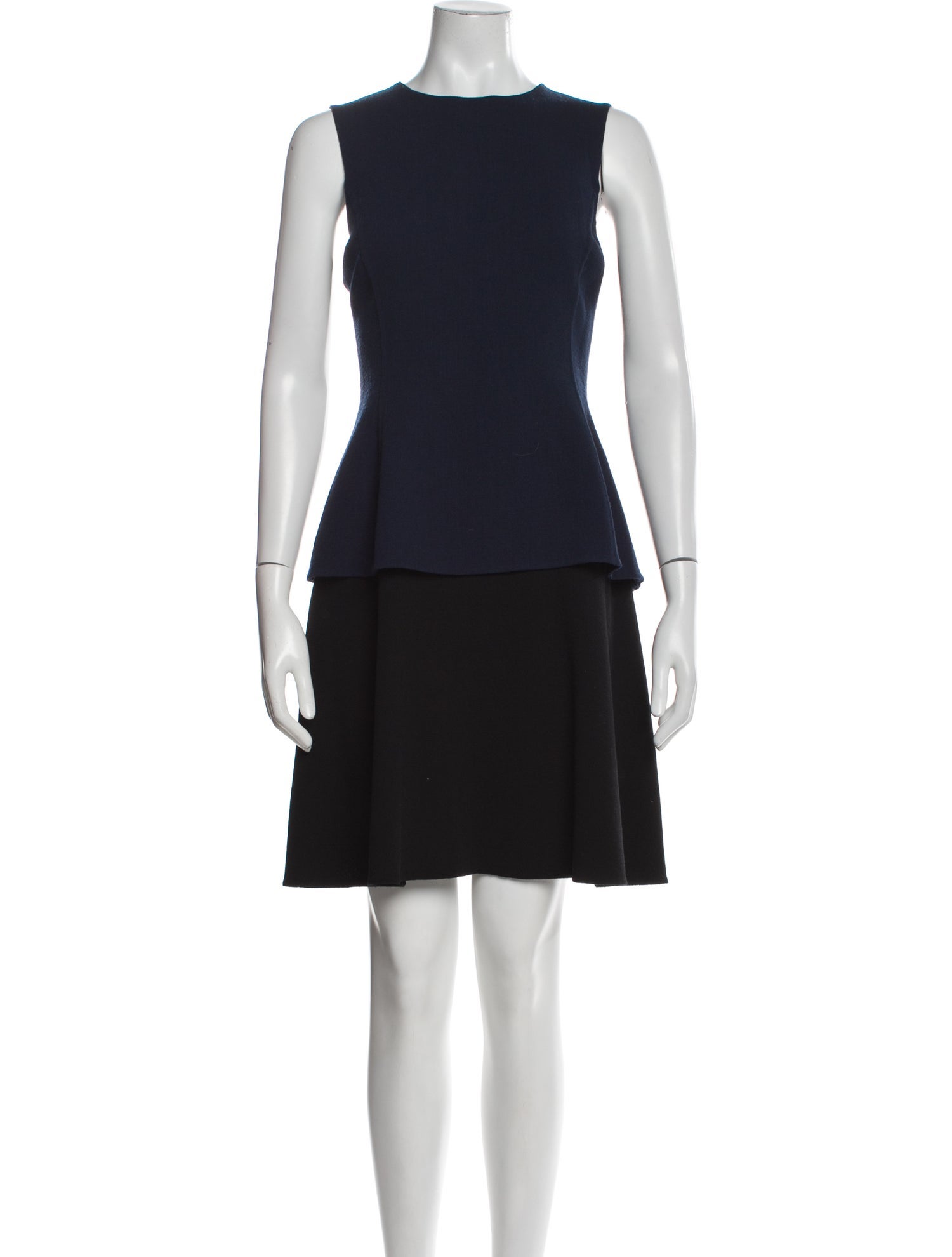 Oscar de la Renta Virgin Wool Mini Dress