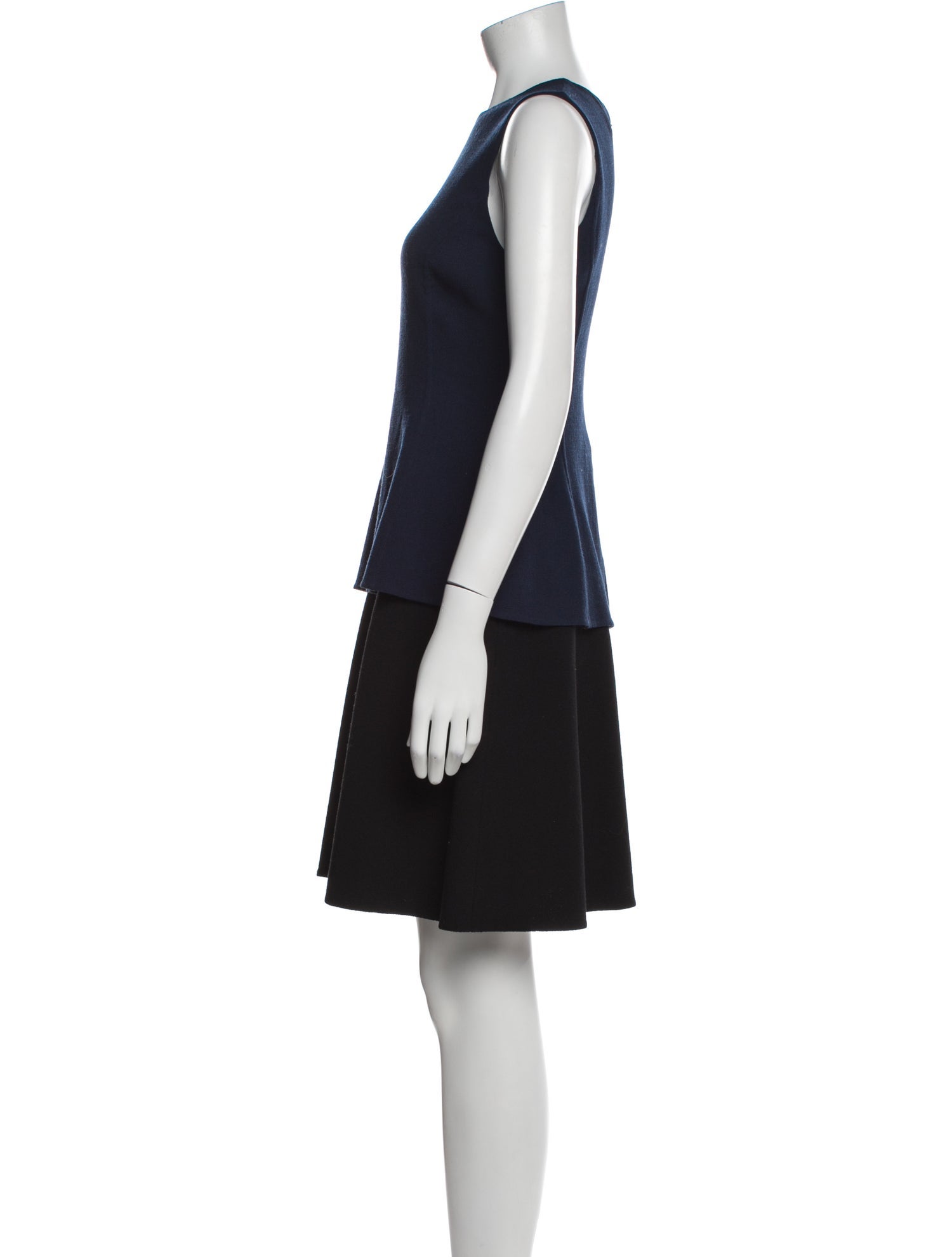 Oscar de la Renta Virgin Wool Mini Dress