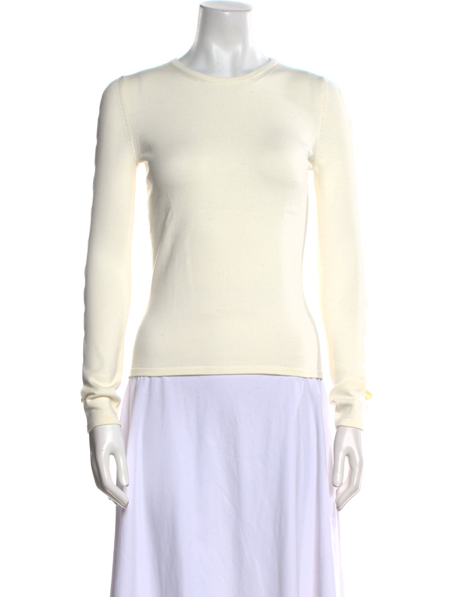 Oscar de la Renta Crew Neck Long Sleeve Sweatshirt w/ Tags