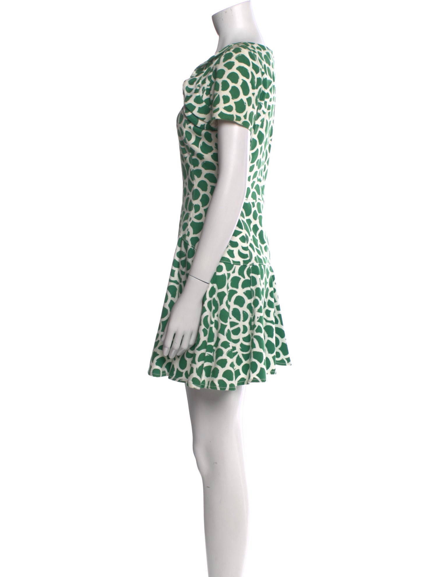 Oscar de la Renta Printed Mini Dress