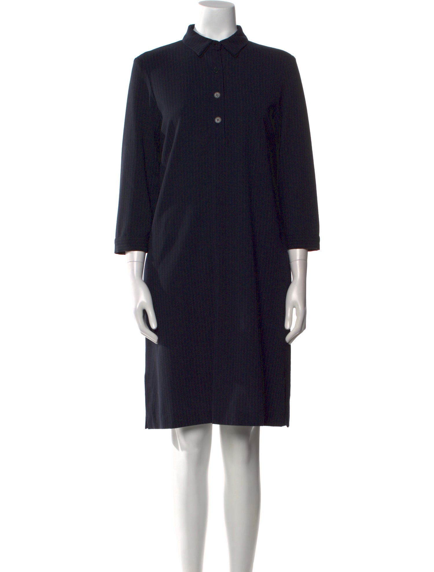 Oscar de la Renta Wool Knee-Length Dress