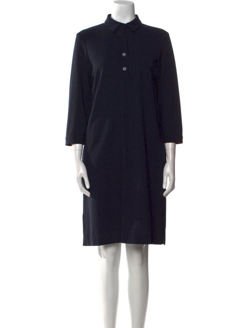 Oscar de la Renta Wool Knee-Length Dress