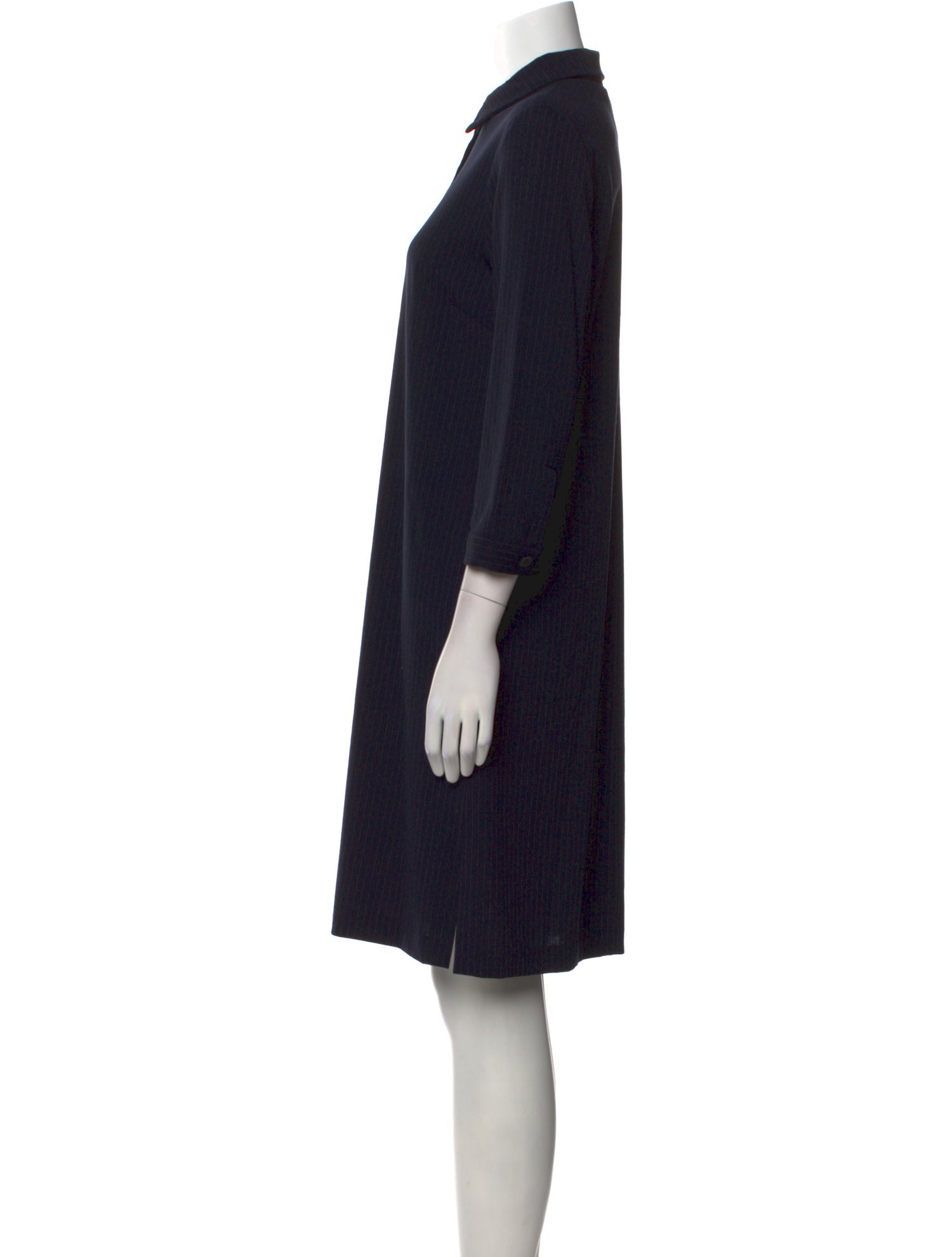 Oscar de la Renta Wool Knee-Length Dress